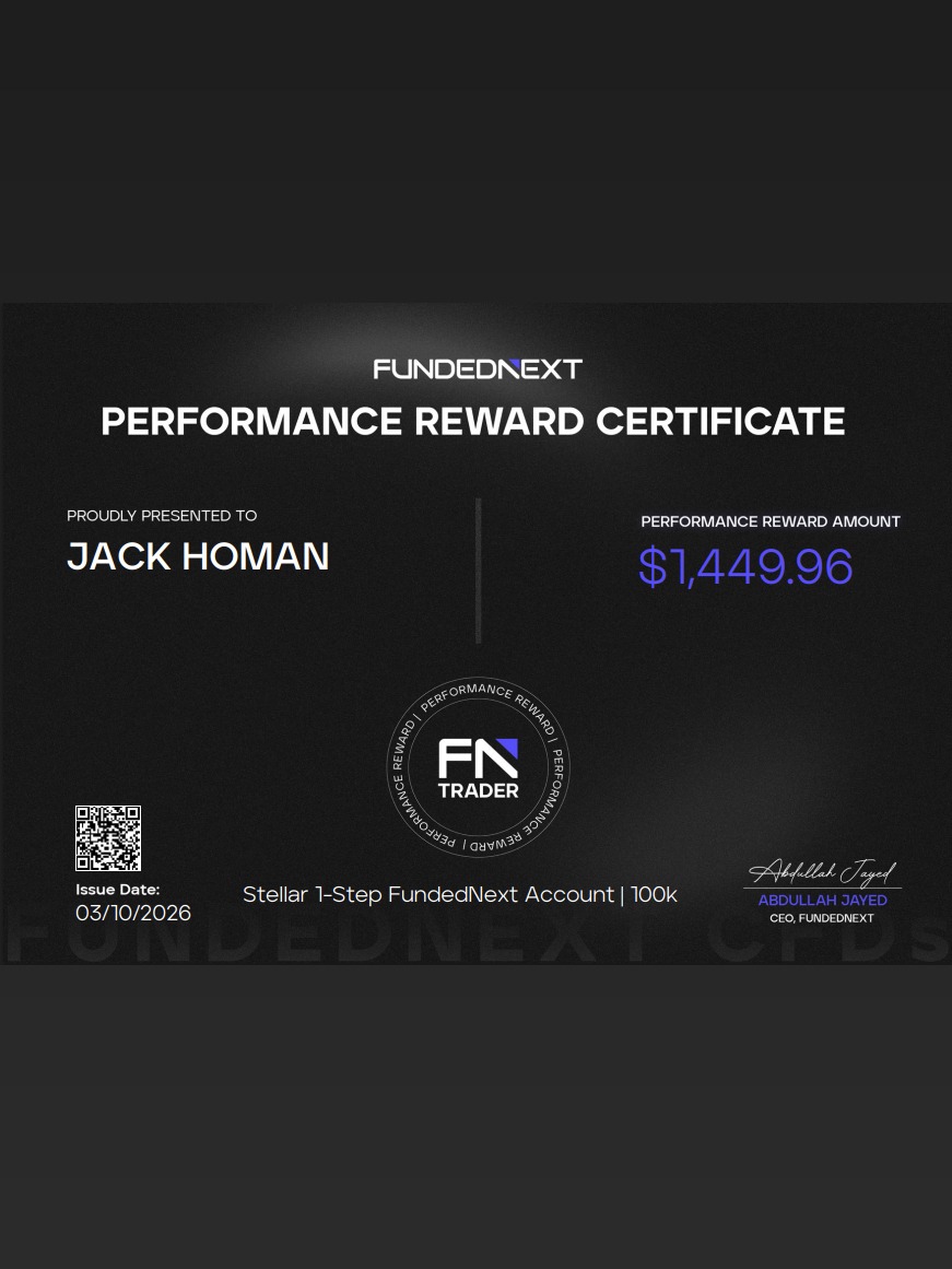 Jack Homan trading credential