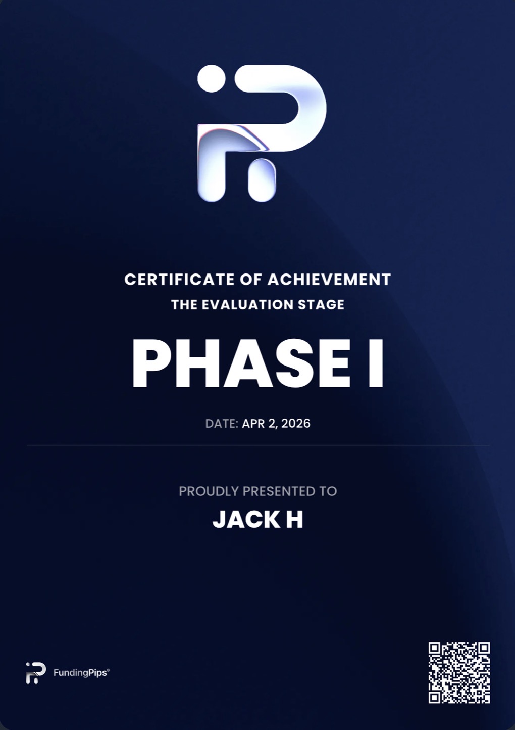 Jack Homan trading credential